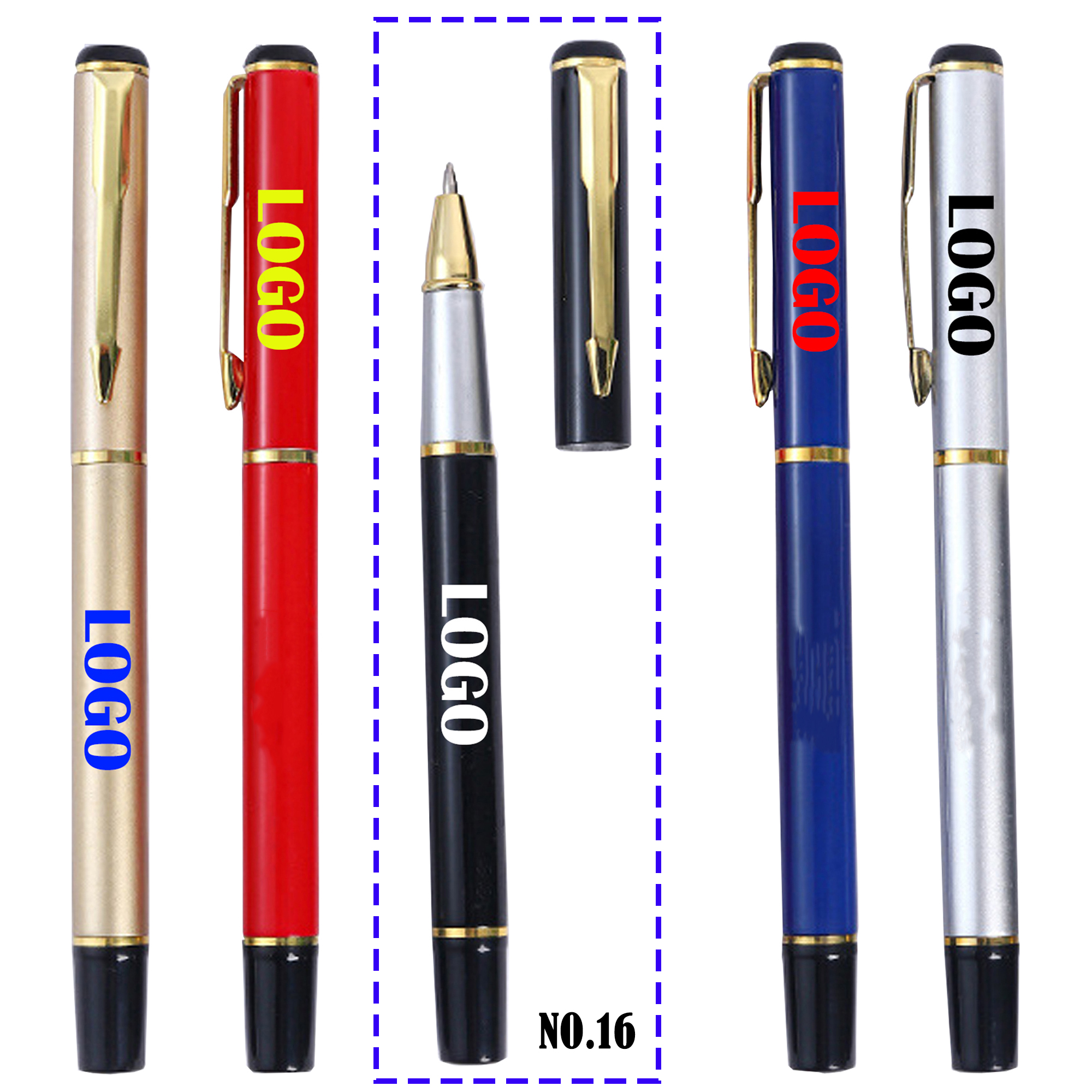 Stylish Metal and ABS Gel Pens 3
