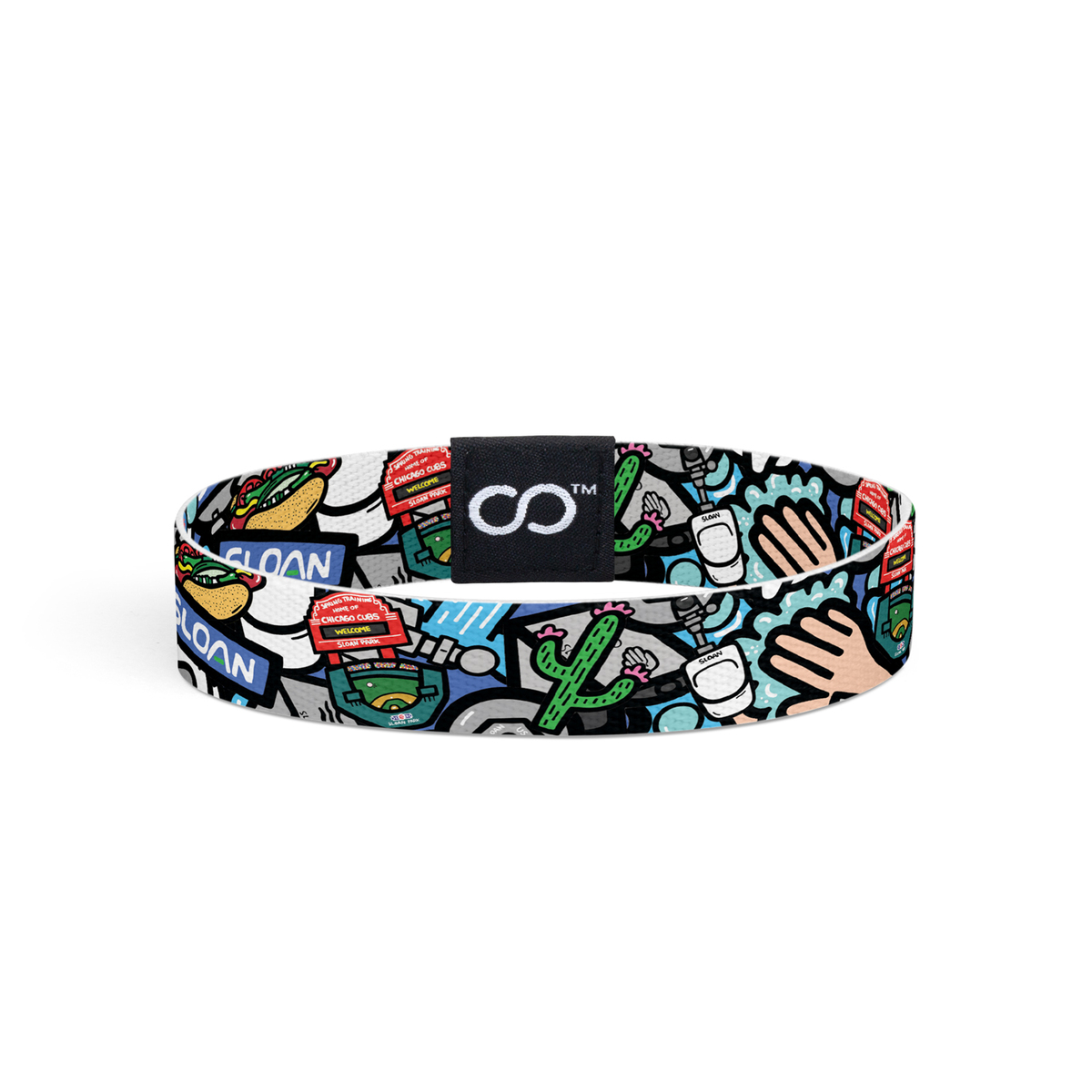 ½" Wide Oodleband™ Elastic Wristband with Patch
