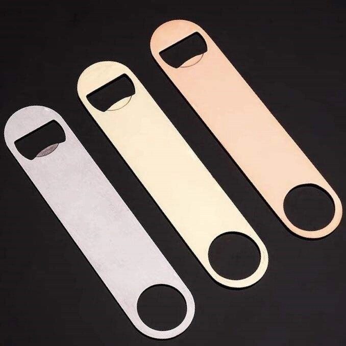 Flat Bottle Opener for Bartender