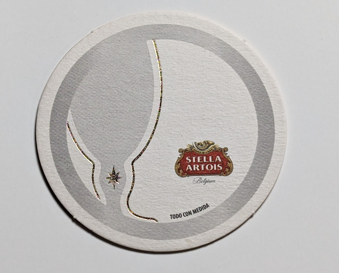 3.5" or 4" circle coasters with foil stamp 1 side Lightweight 40pt 6