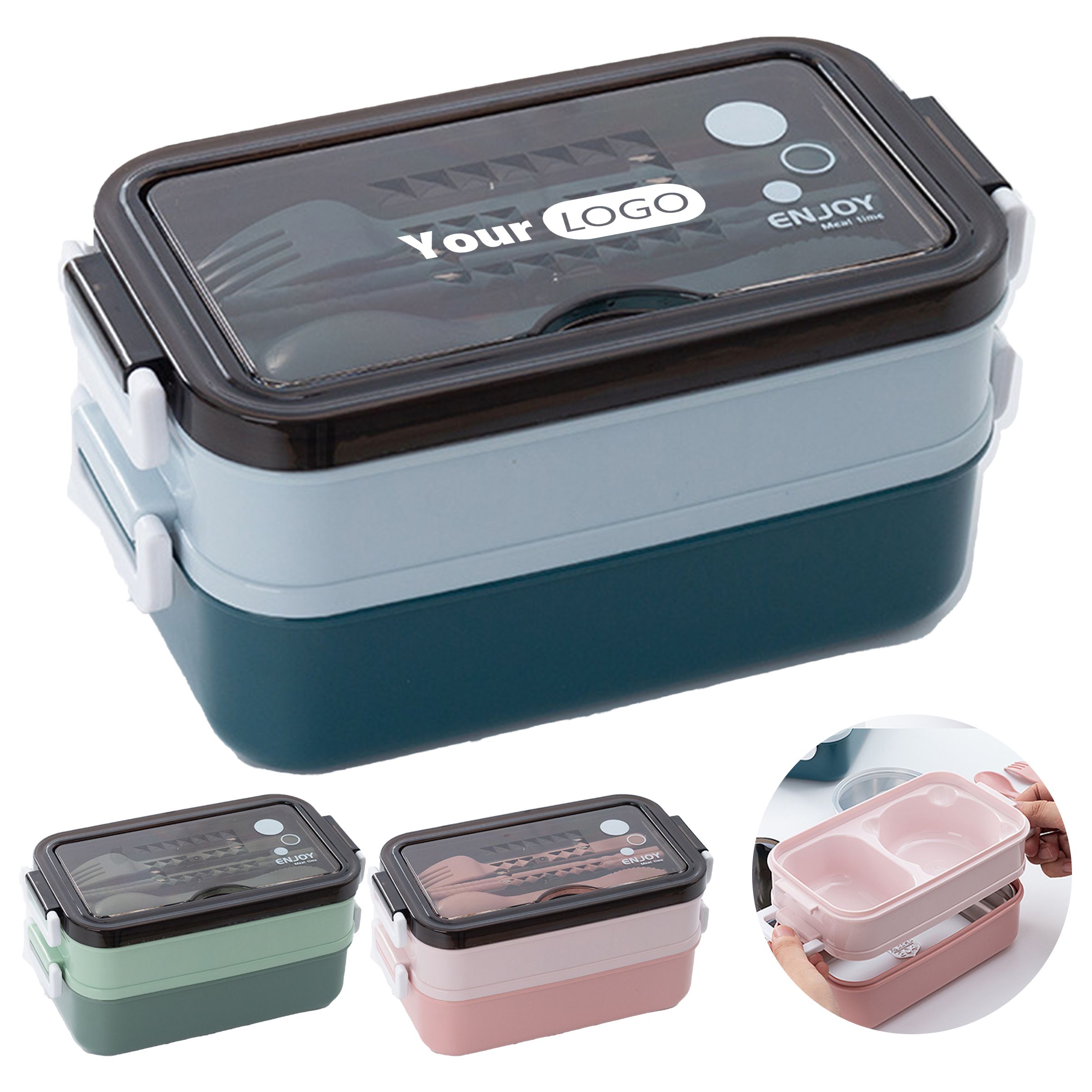 Stainless Steel Portable Sealed Lunch Box 7