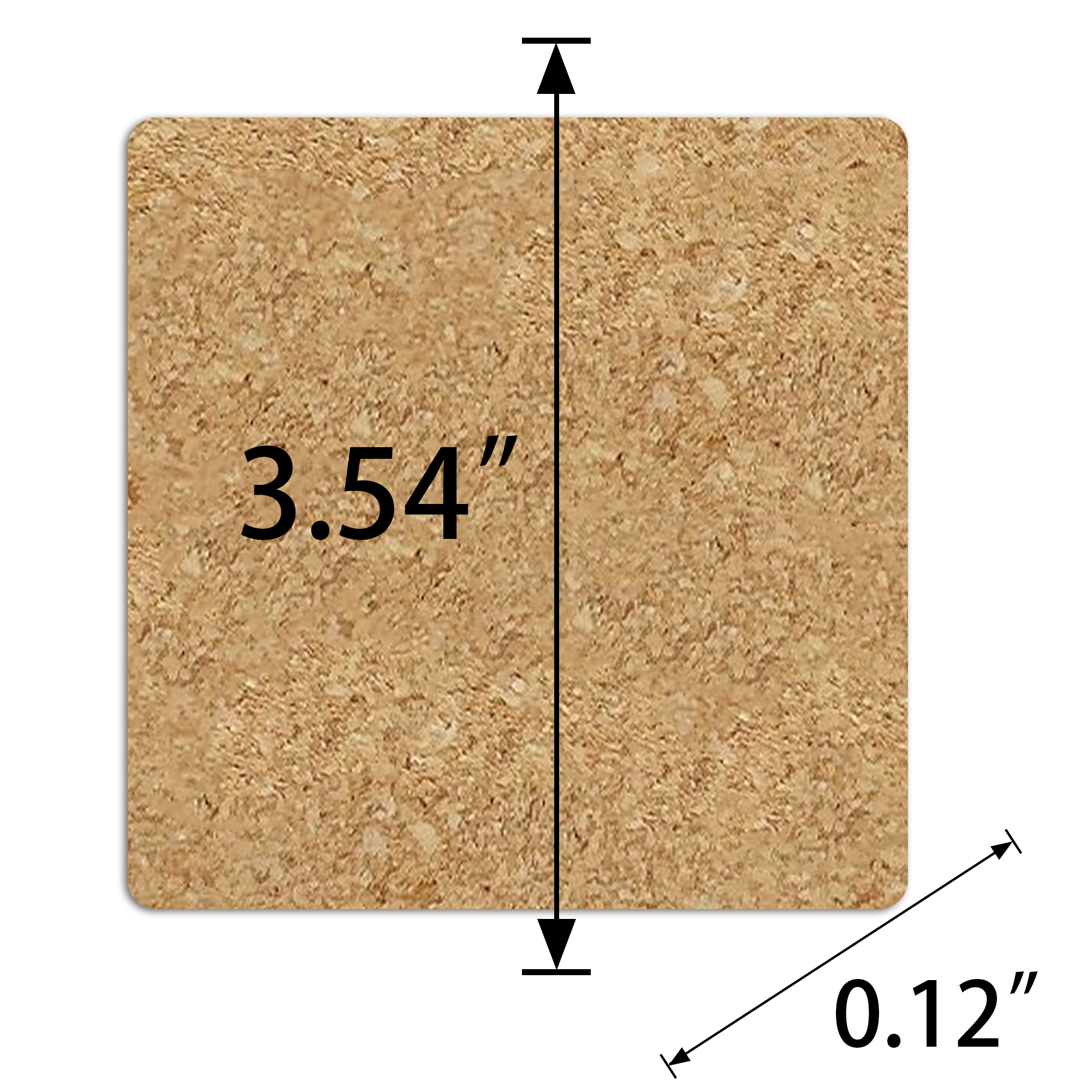 Customized Pattern Cork Square and Round Coasters 7