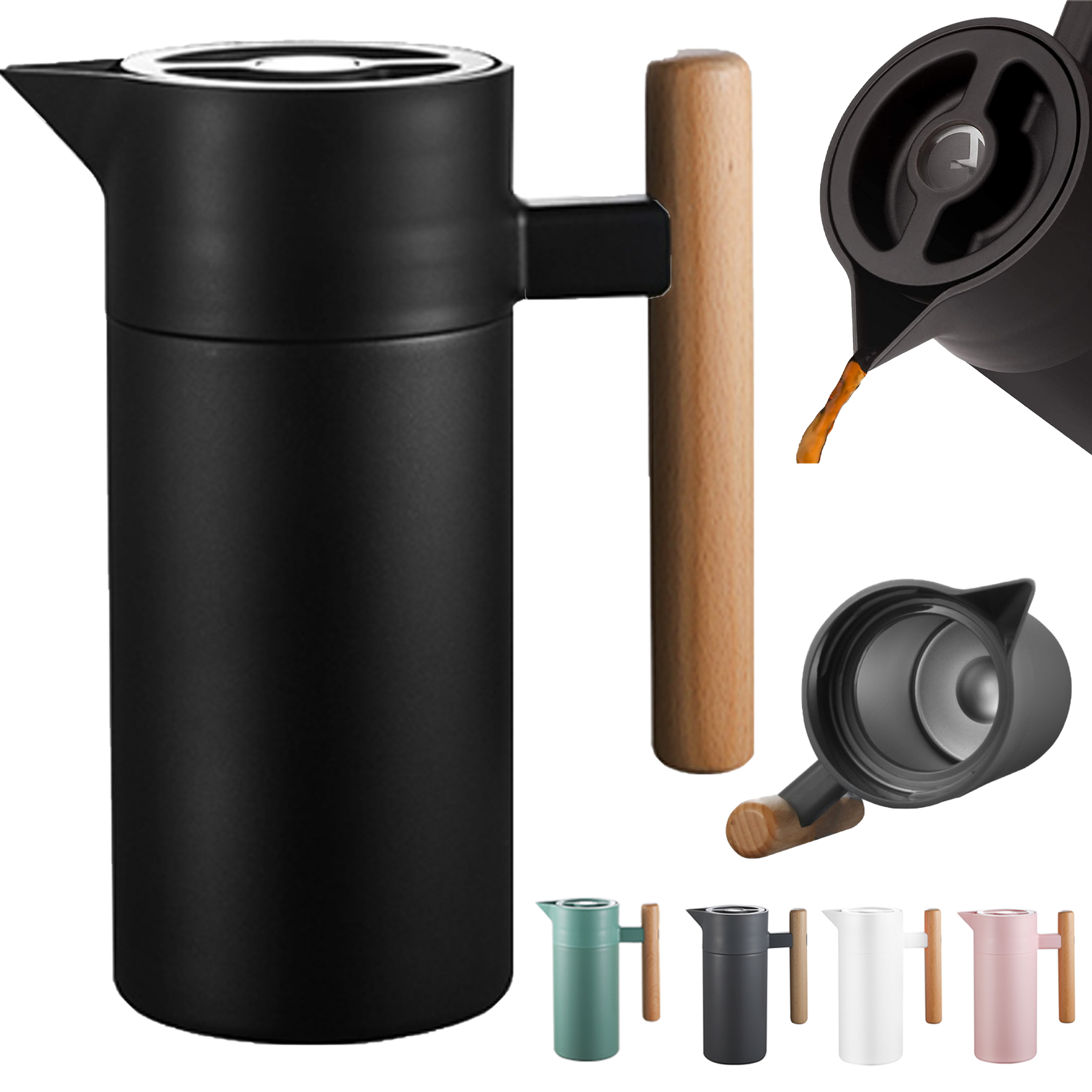 Thermal Coffee Carafe 40 Oz 6