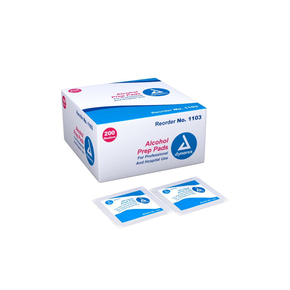 Alcohol Prep Pads - 200 Individually Packaged per Box 3