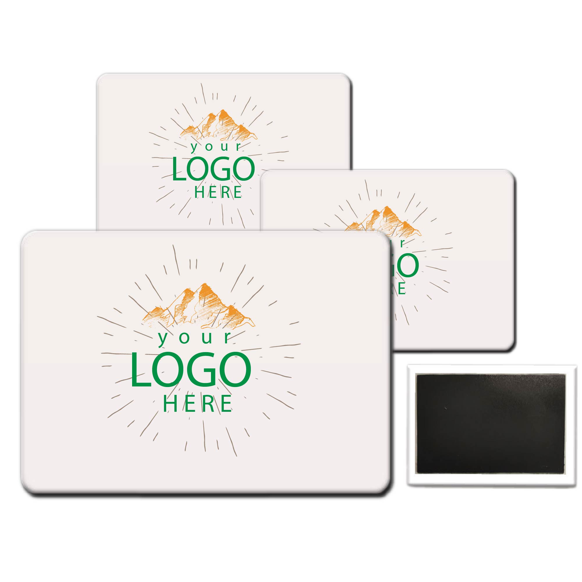 Full Color Rectangle Button w/ Magnet 3