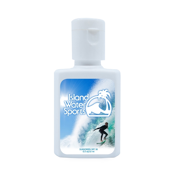 0. 5 Oz Square Sunscreen for client welcome kits