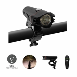 Ultra Bright USB Rechargeable Bike Light Set