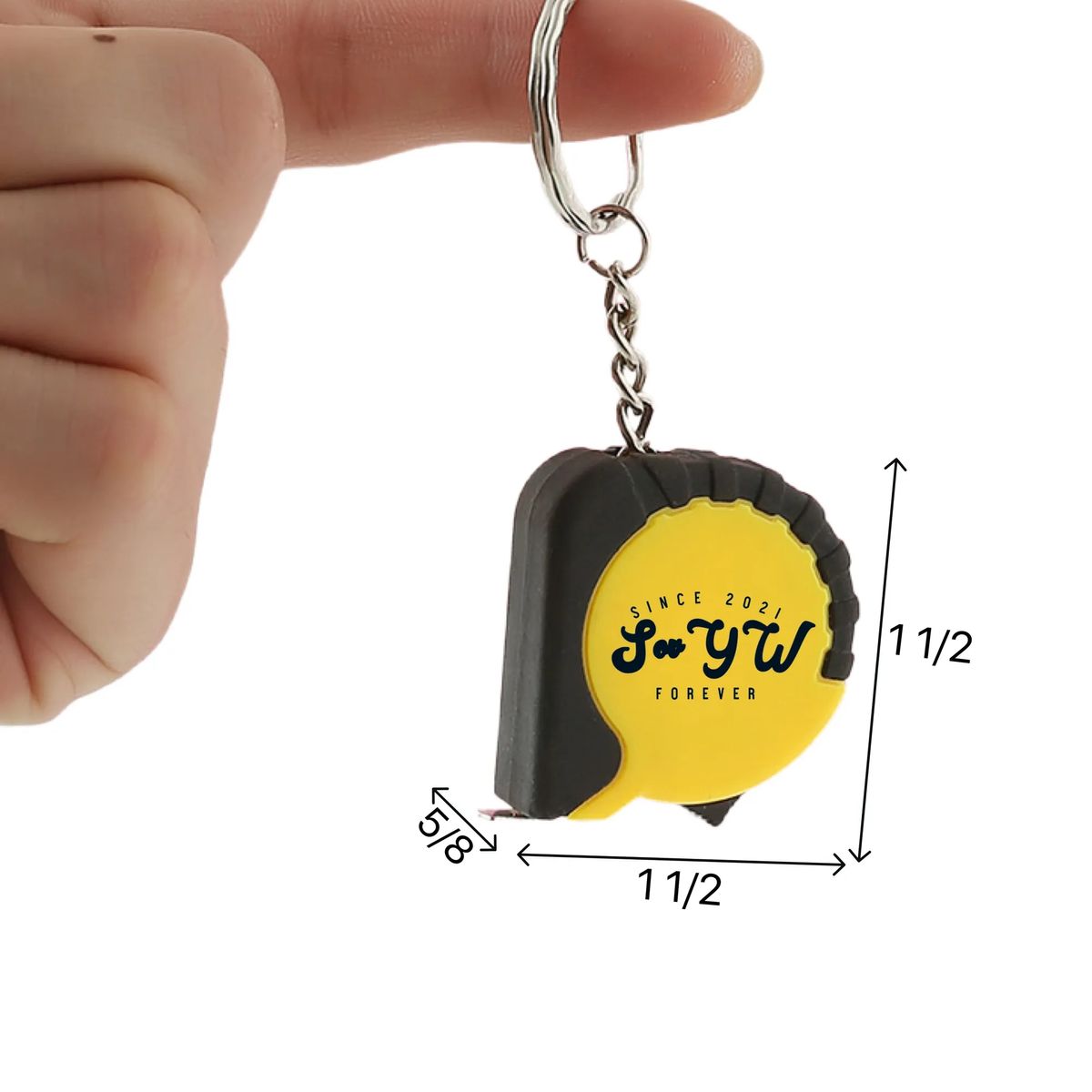 Mini Grip Tape Measure Key Chain WPAME0132 Wolfpackprinting