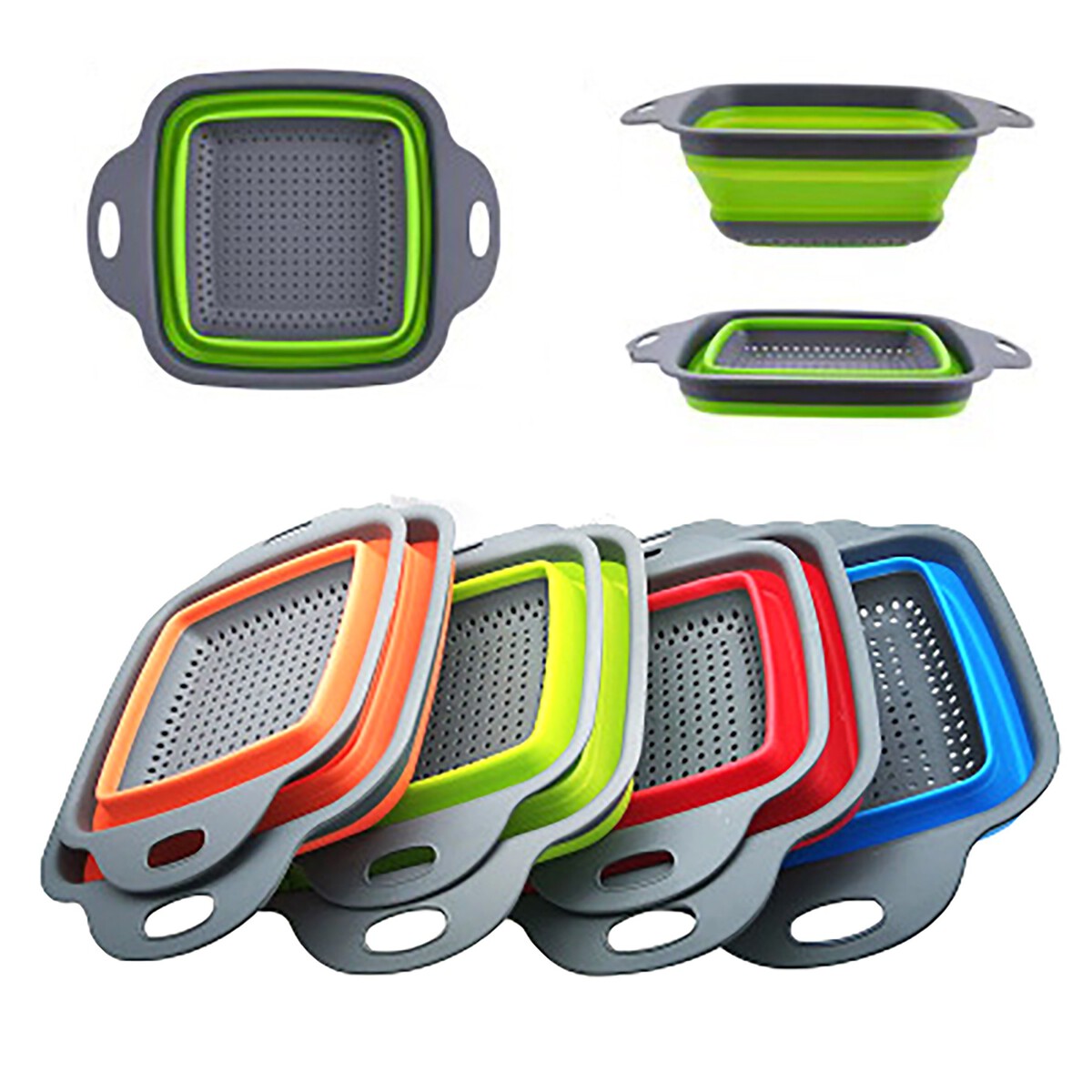 Square Foldable Drain Basket