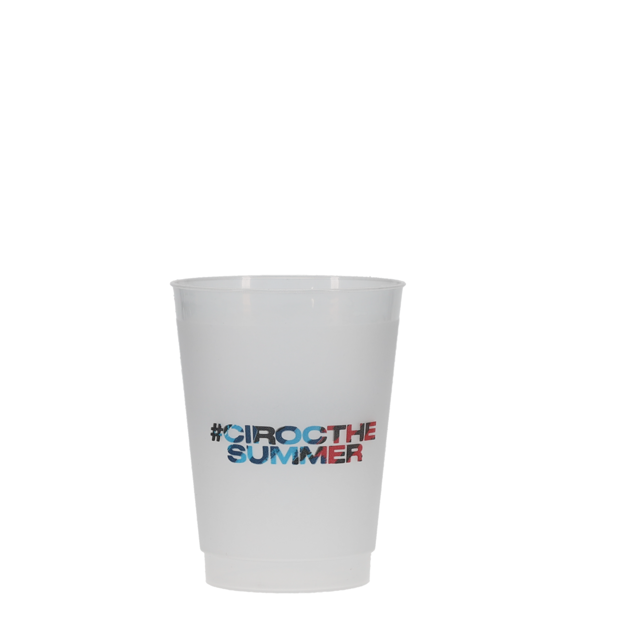 10 oz Frost-Flex Plastic Cup Frosted Hi-Speed Print 5
