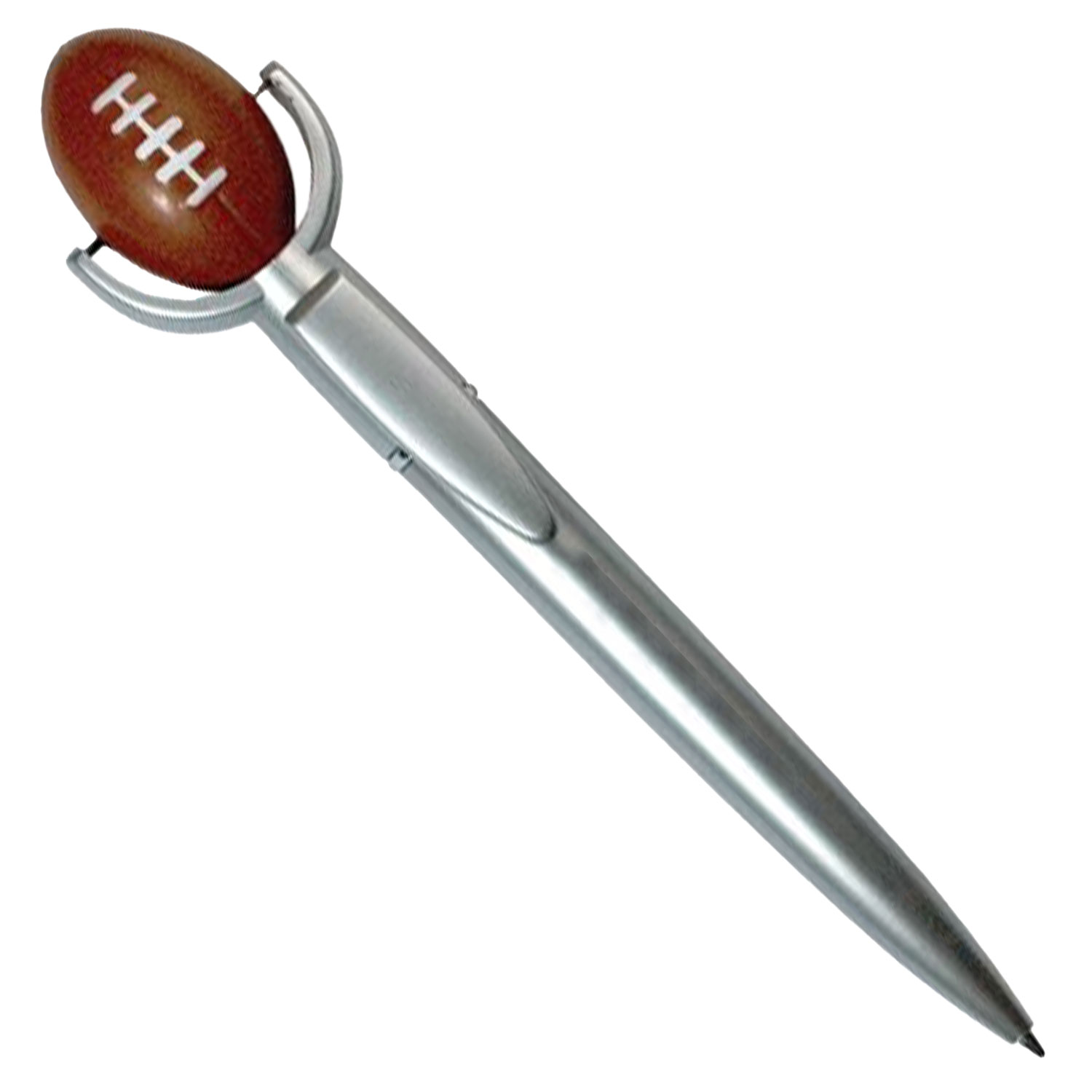 Football Specialty Pen w/Squeeze Topper