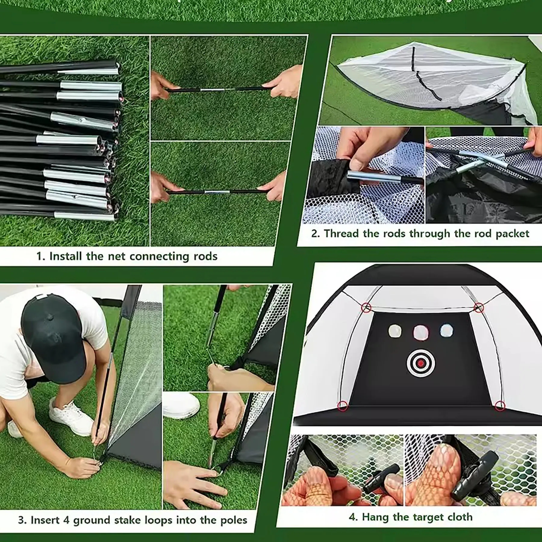 Golf Hitting Nets for Backyard Driving 20