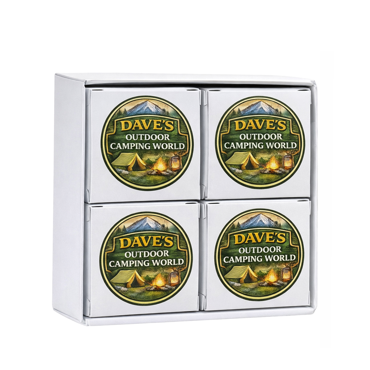 Golf Ball Custom Packaging Four Ball Box 8