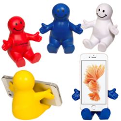 Squeezable Smile Phone Holder