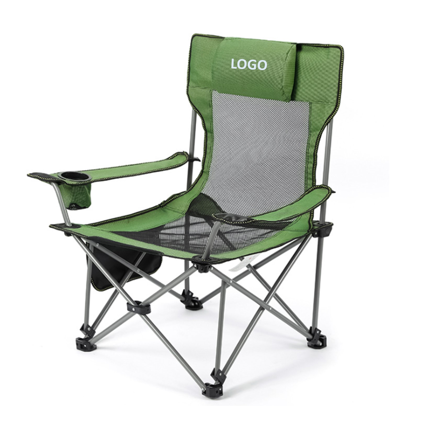Outdoors Folding Chair for Camping/Fishing/Beach with Pouch