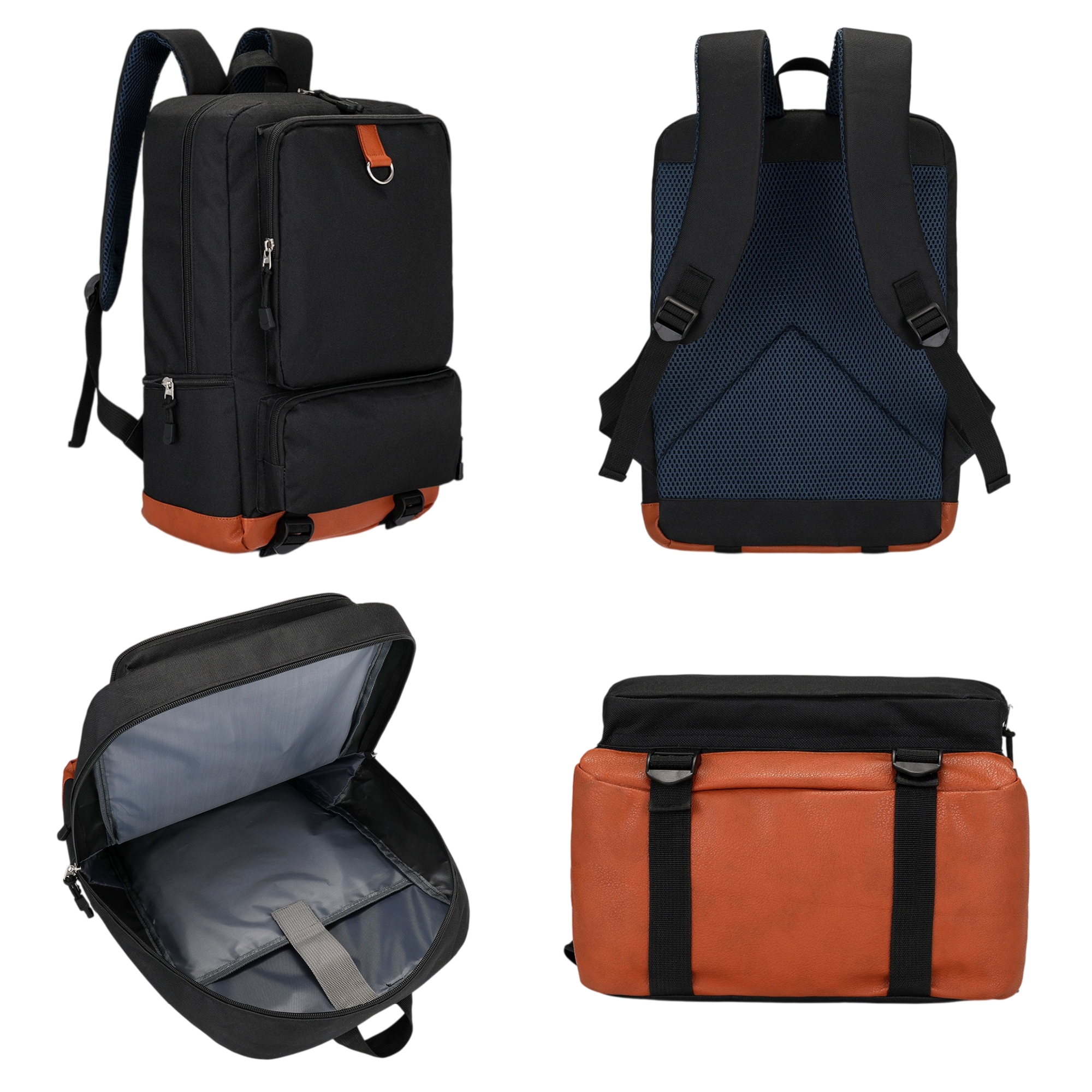 Contrast Trim Oxford Daypack 3