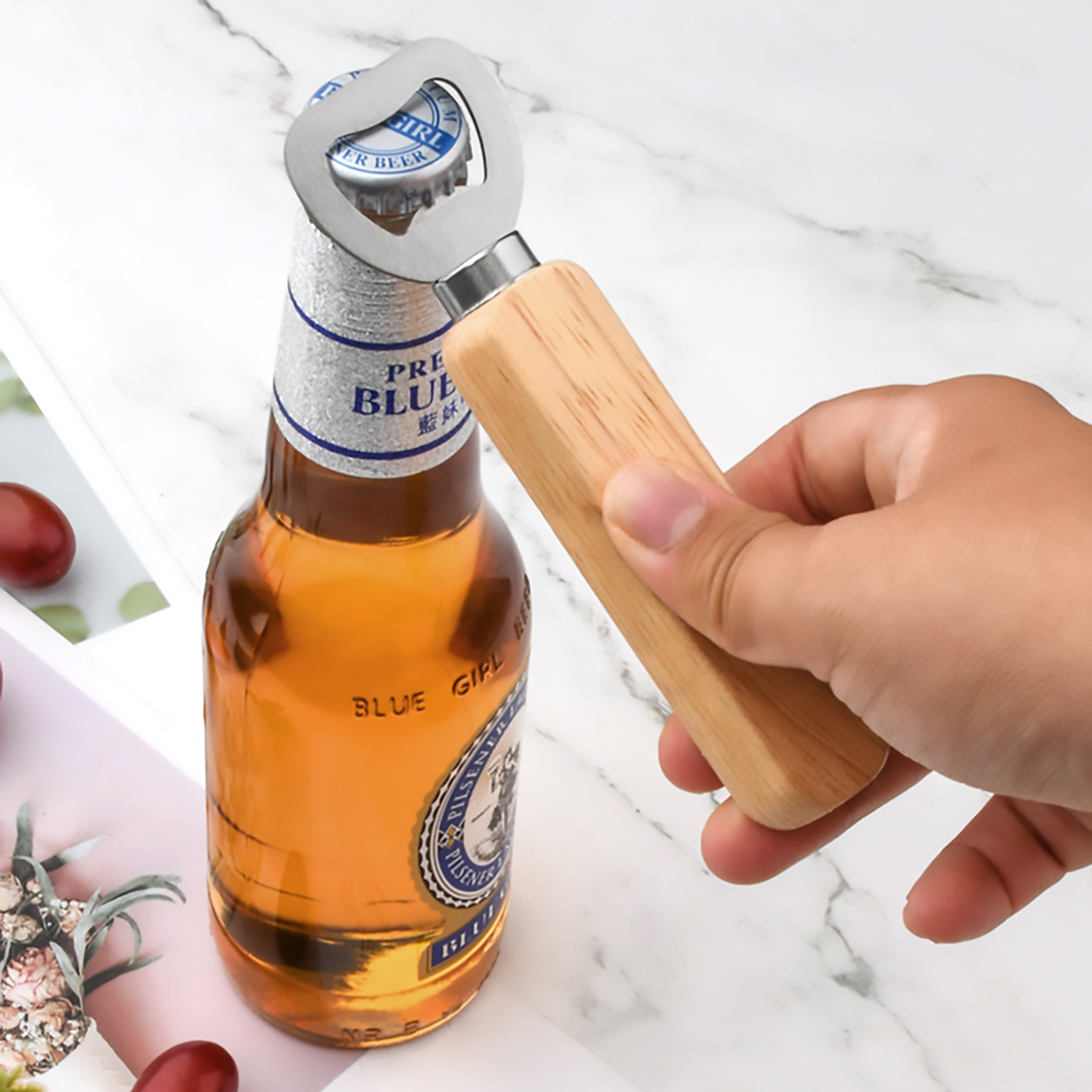Stainless Steel Beer Beverage Bottle Opener 4