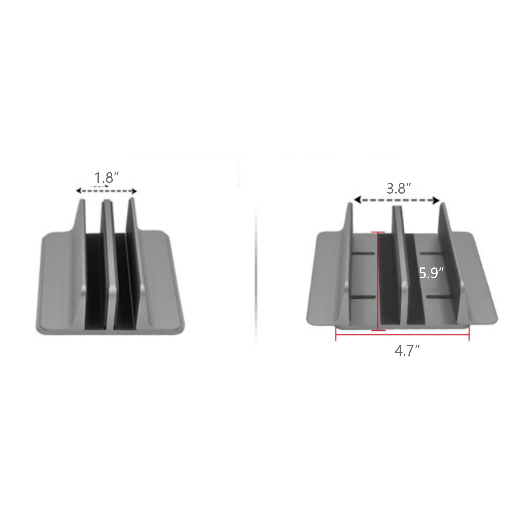 Vertical Dual Laptop Stand 23
