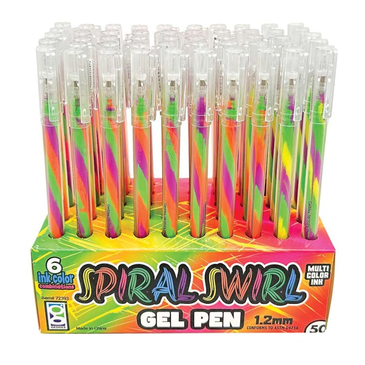 Spiral Swirl Gel Pens 50 Pack 3