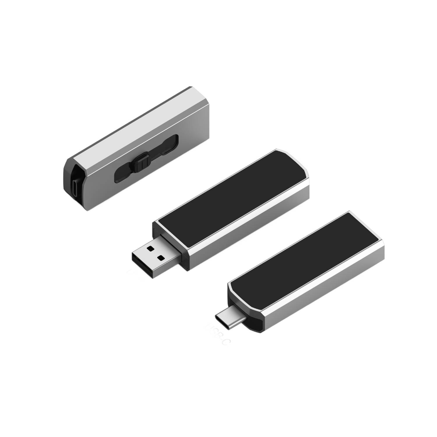 Type-C LED Light Up OTG USB Flash Drive 16