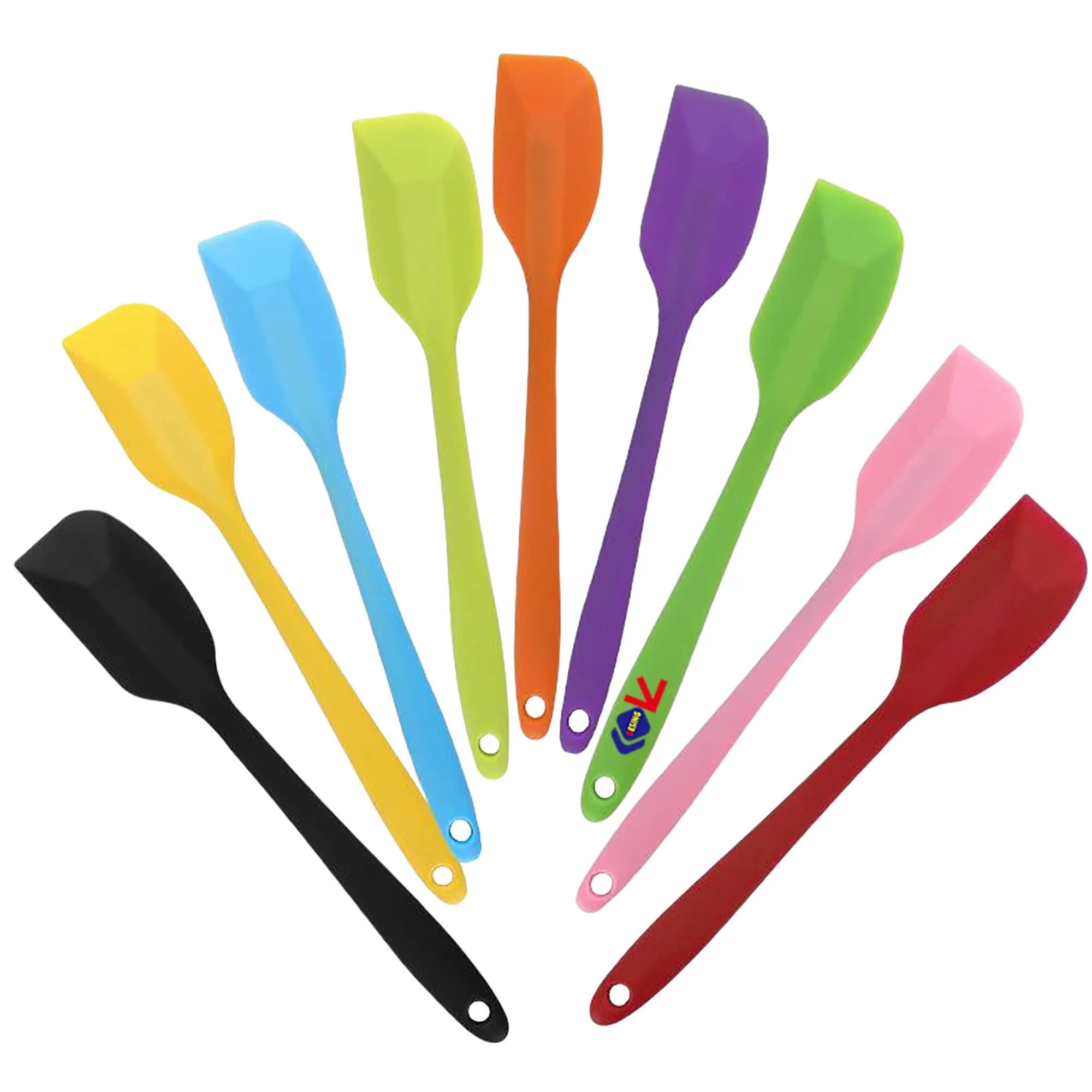 MOQ 30 PCS Kitchen Spatula Silicone Small for Cooking Baking 4
