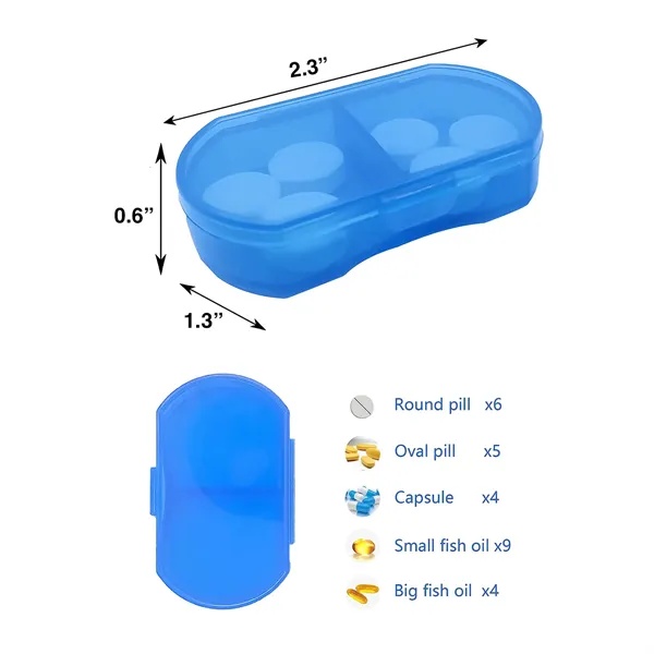 Two Compartment Pill Box 4