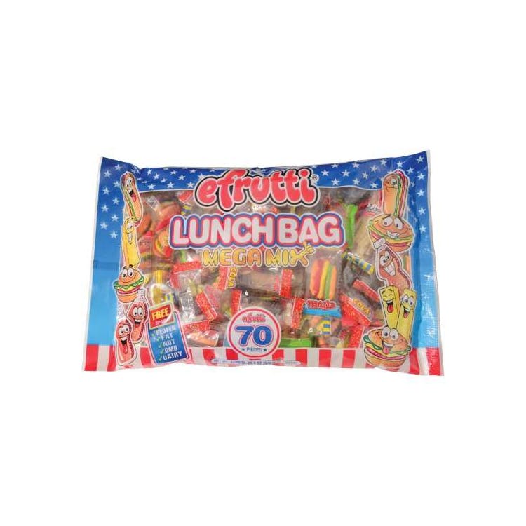 efrutti Lunch Bag Megamix Gummies - Assorted 20.4 oz 2