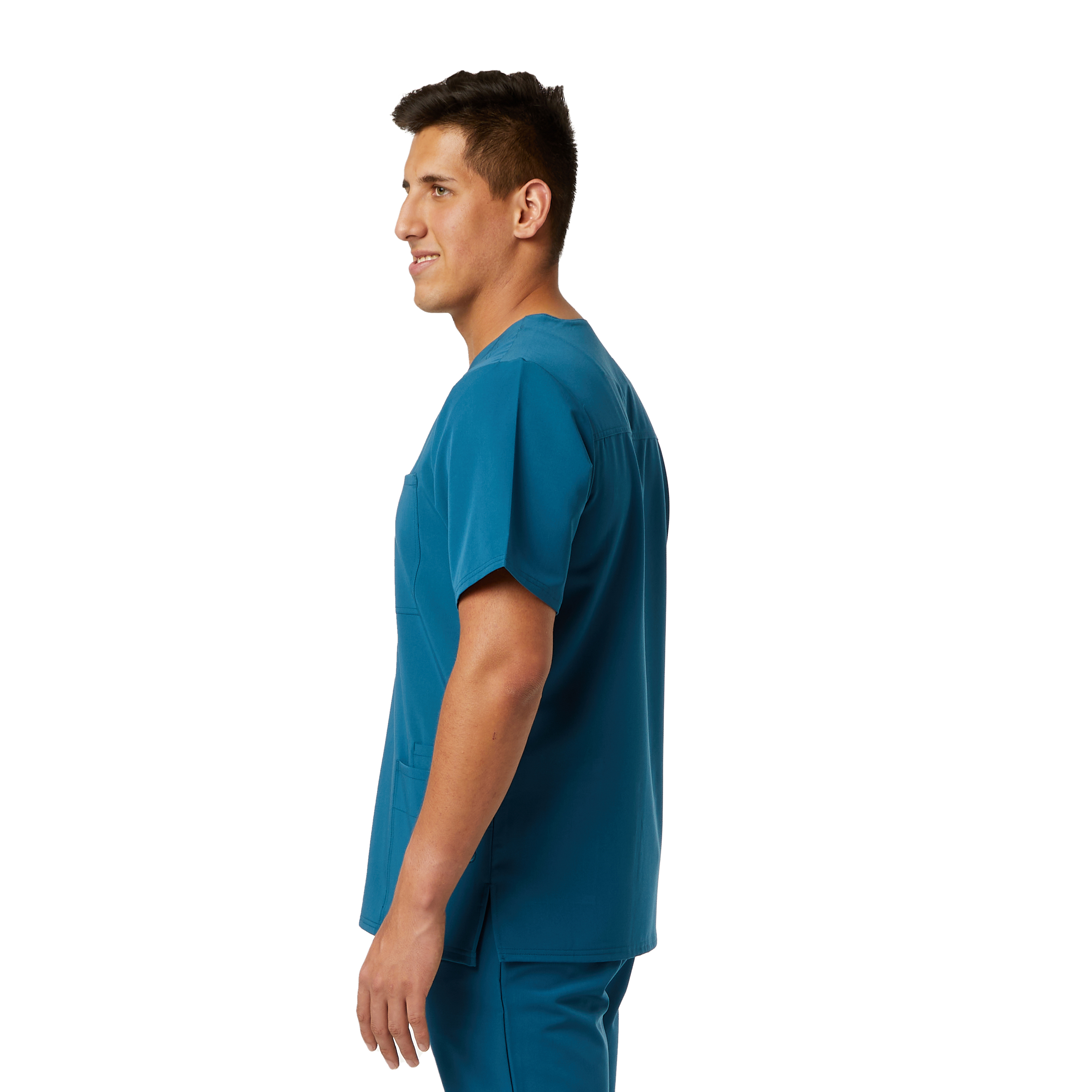Spectrum's Mens WYND Multi-Pocket Scrub Top 14