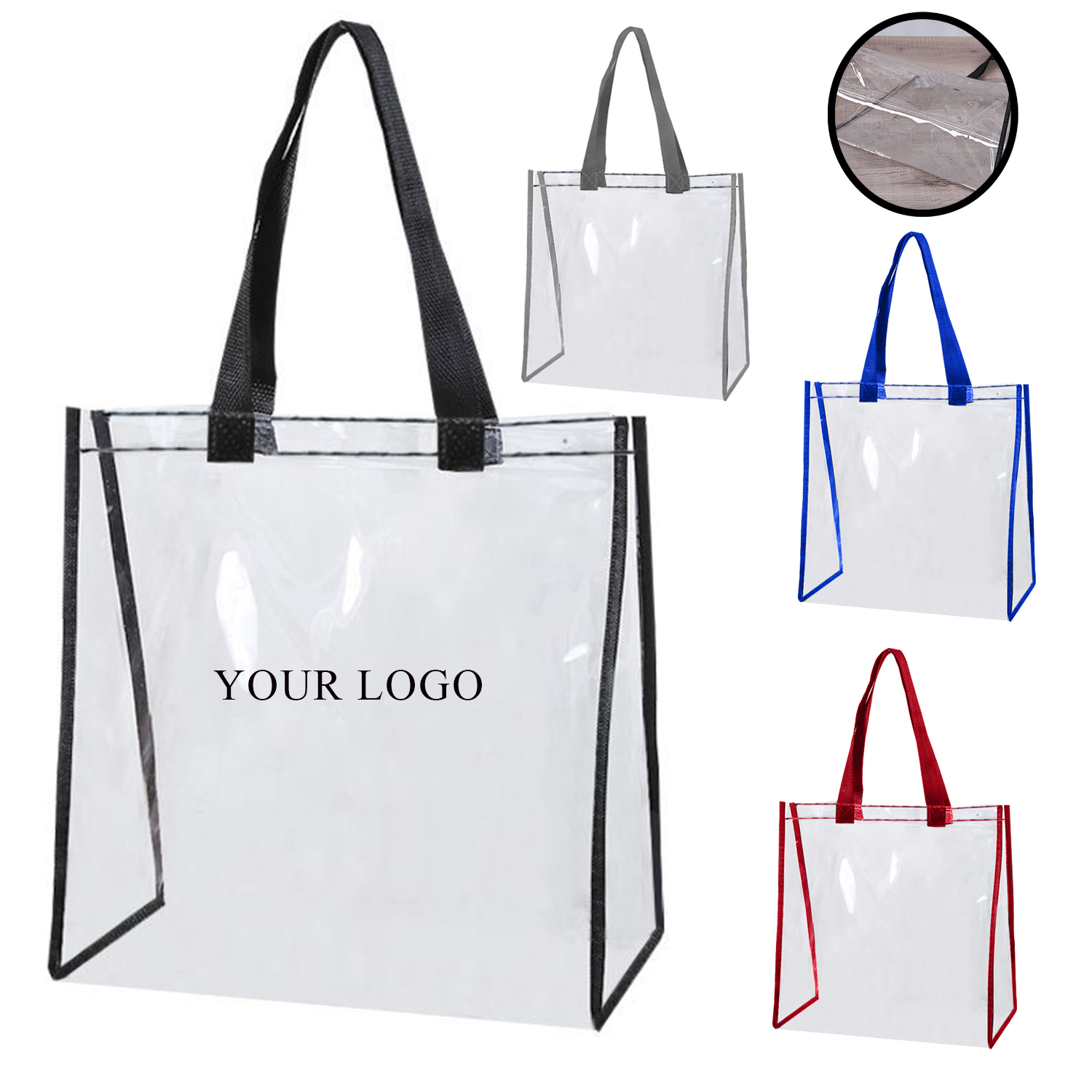 PVC Transparent Shopping Bag 1