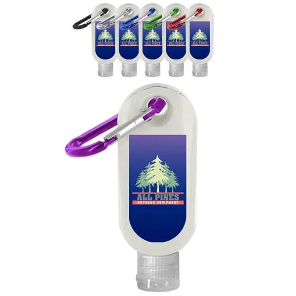 1. 9 oz. SPF 30 Sunscreen Bottle with Carabiner