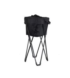 Foldable Ice Bucket Camping Chair w/ Cooler Bag