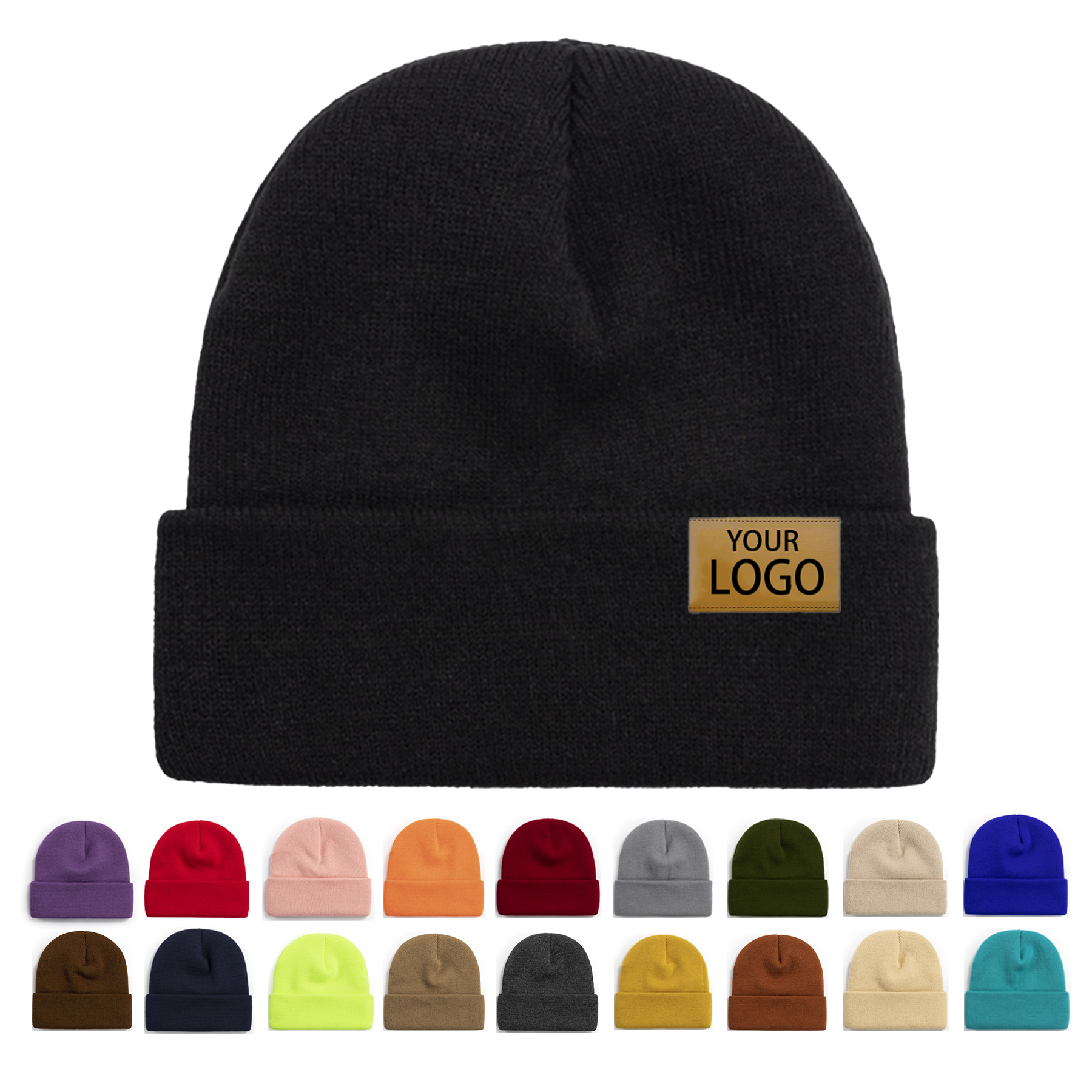 Outdoor Knit Cuffed Trends Beanie Hat