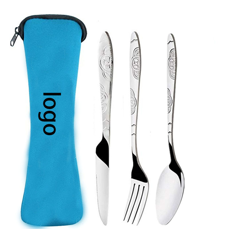 Metal Cutlery Set With Bag