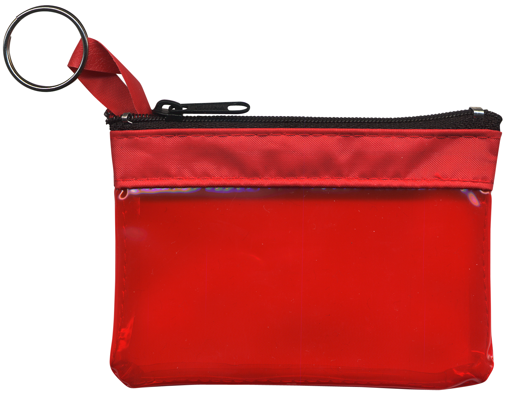 The Rainbow Translucent/ Crystal Clear Zip Pouches w/ Key Ring 7