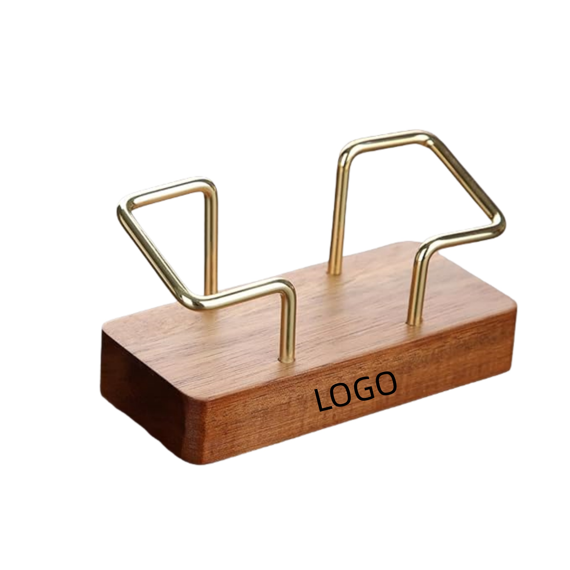 Wood Business Card Stand