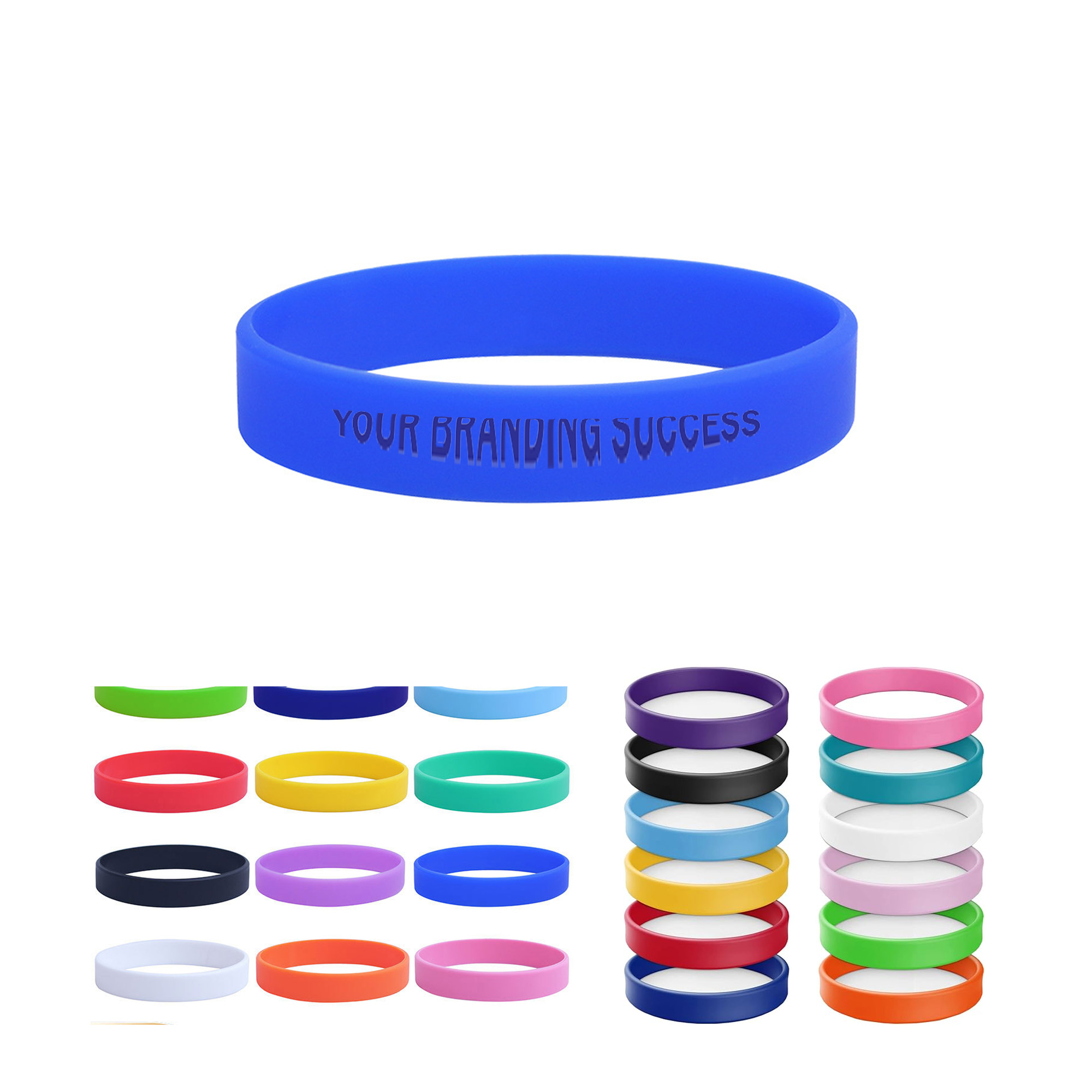 Screen Printed Silicone Wristband 2