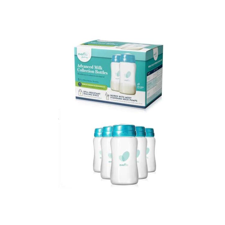Milk Collection Bottles 8oz 6pk 3