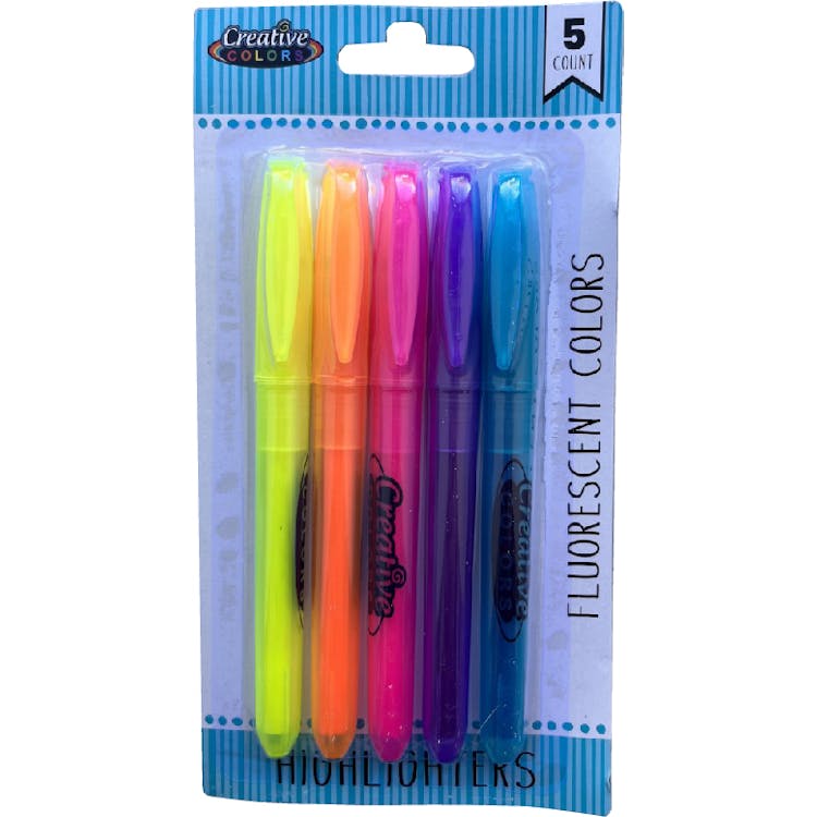 Highlighters - 5 Colors Pen Style 2