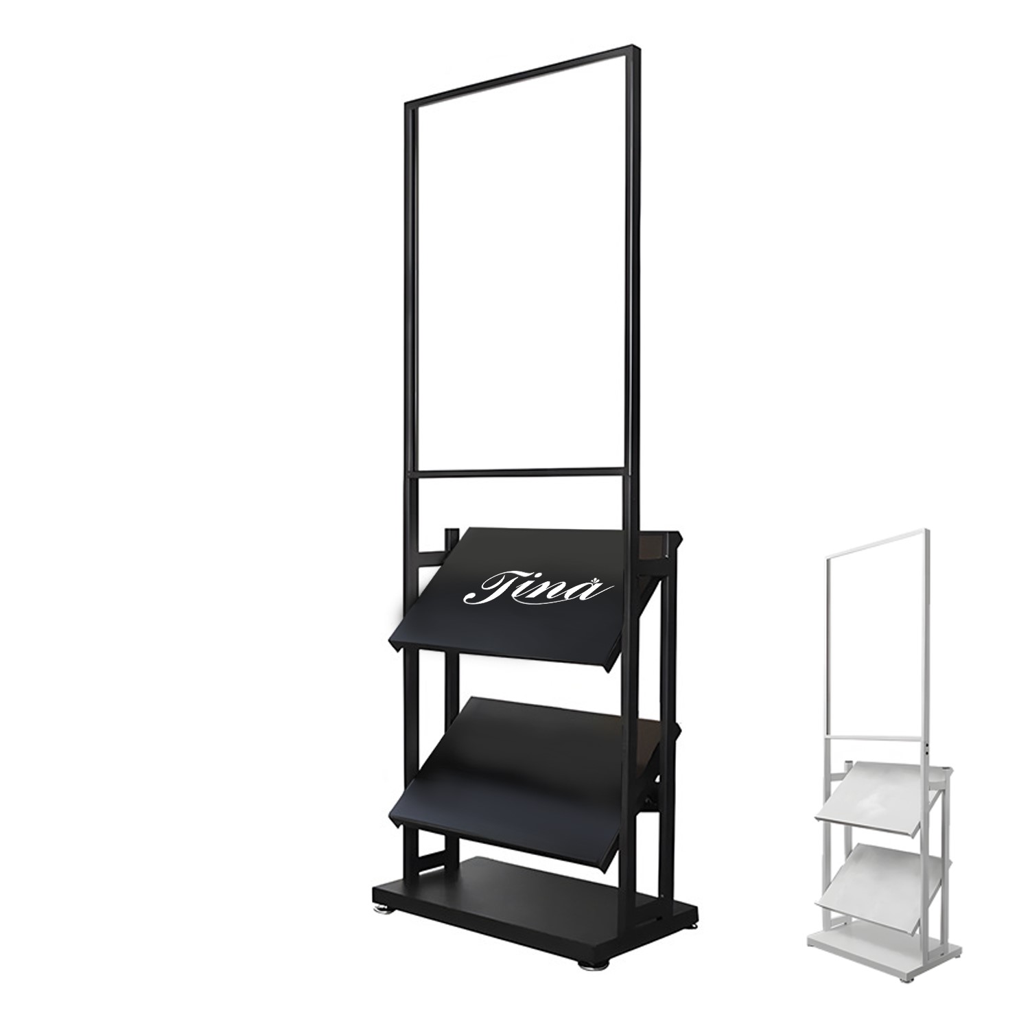 Customized Floor-Standing Brochure Display Rack
