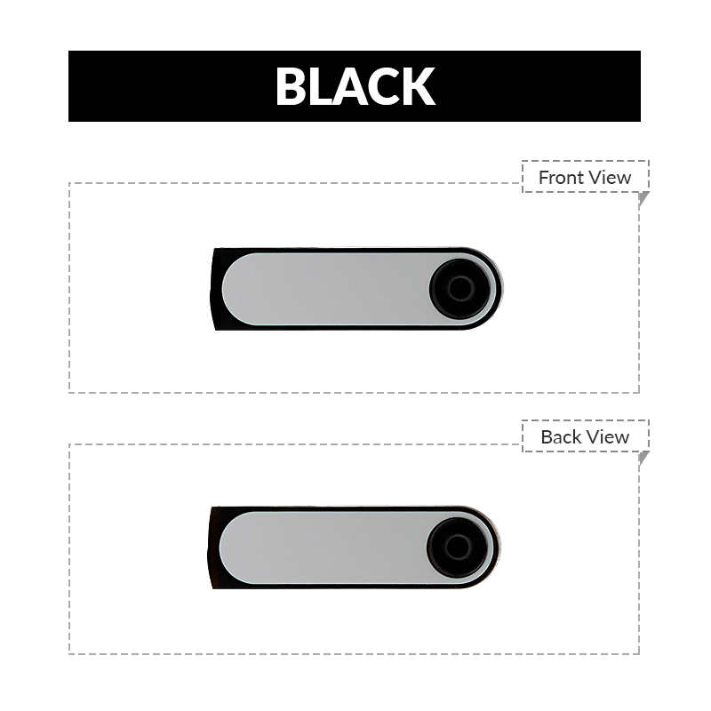 Translucent Swivel USB Flash Drive 14