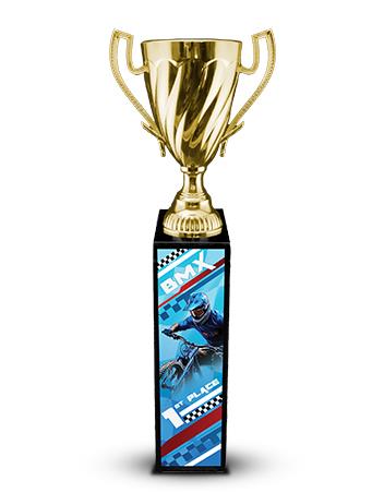 BMX Triple Point Championship Trophy Tower: 20.5"