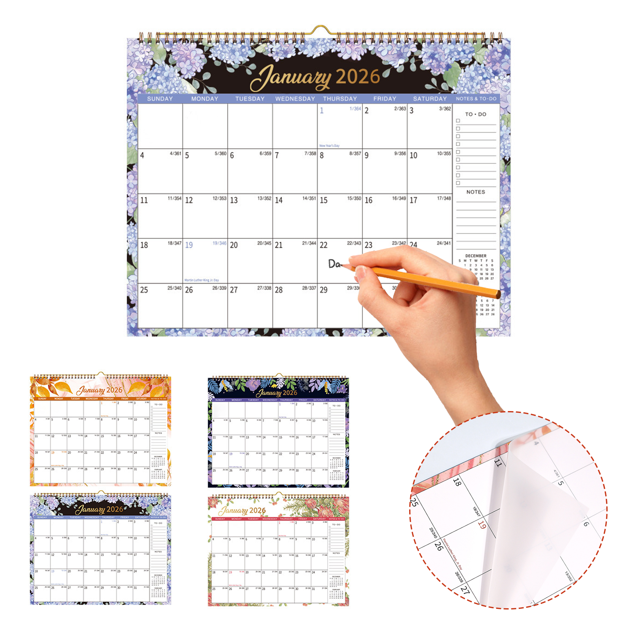 Desktop Calendar Monthly Wall Planner
