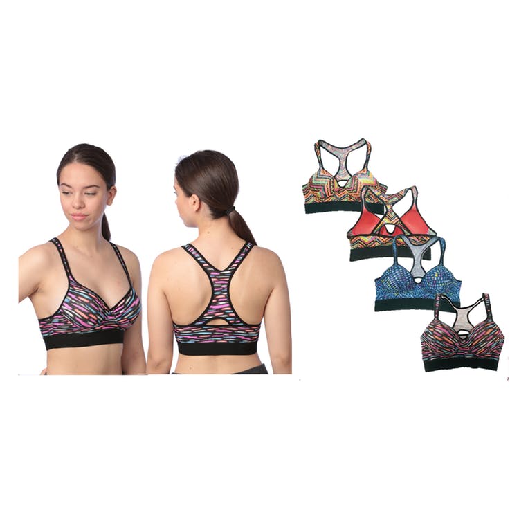 Women's Sports Bras - Assorted Designs Sizes M-XL 3