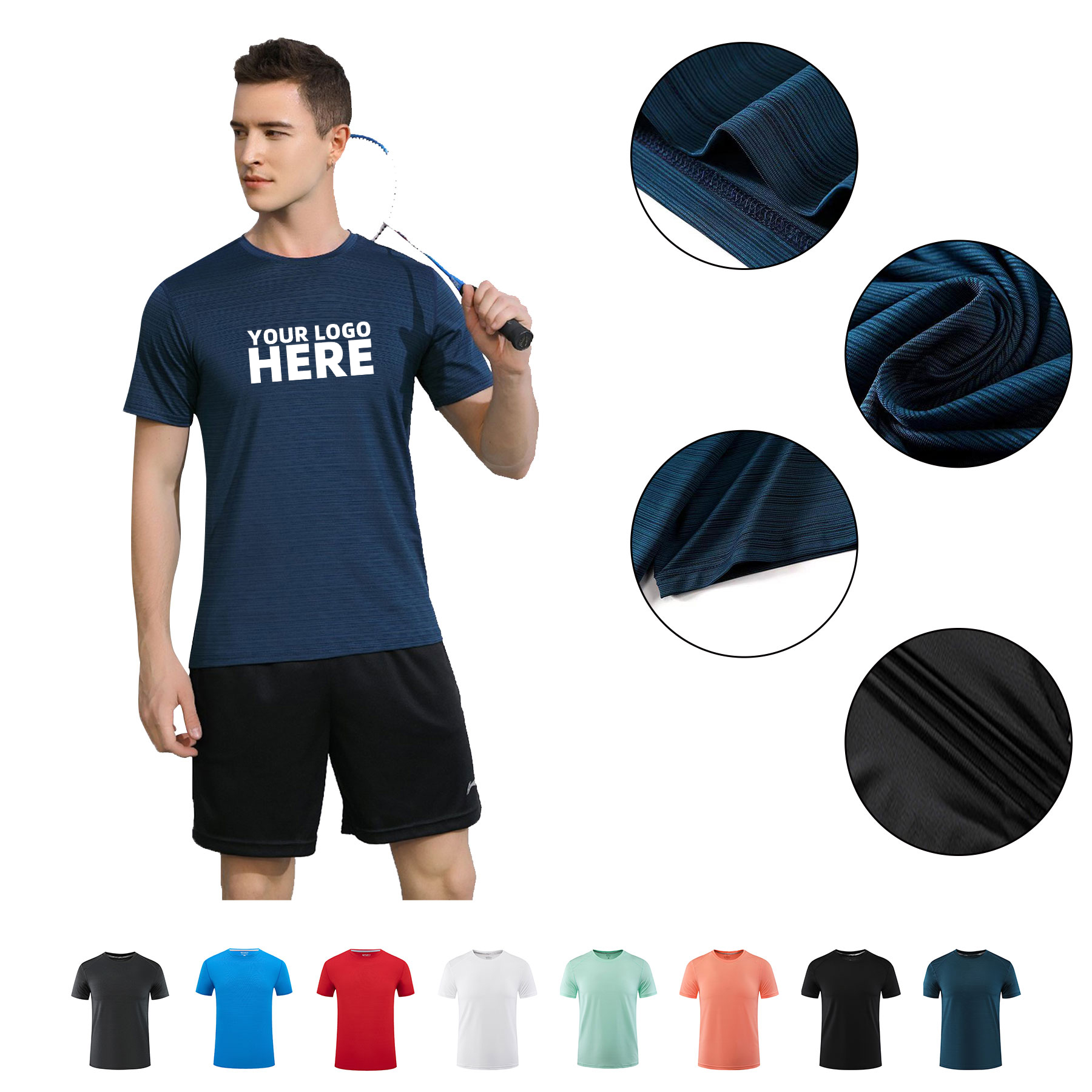 Quick Drying Crewneck T-Shirt