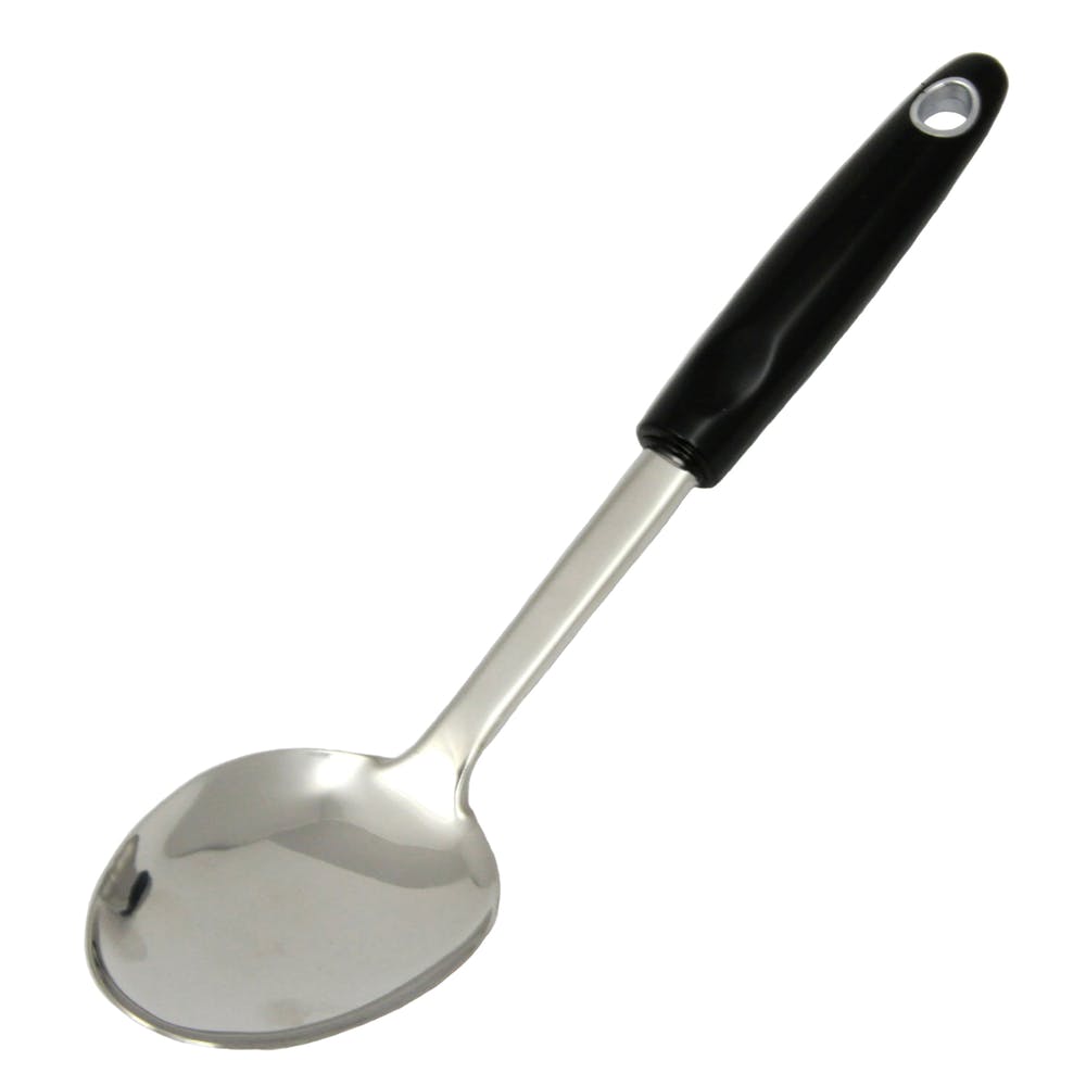 Stainless Steel Basting Spoons - Black 12" 3