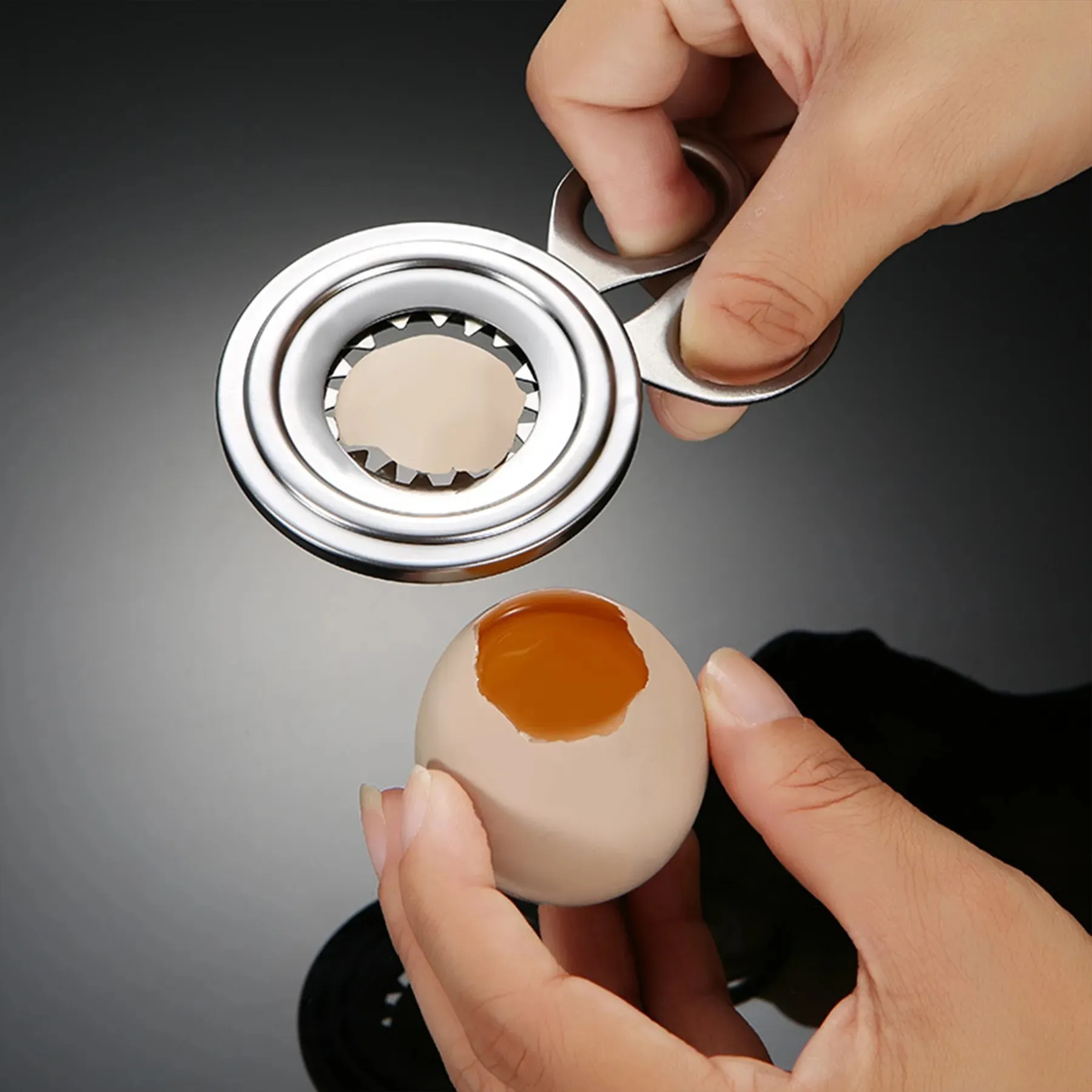 Stainless Steel Manual egg opener 11