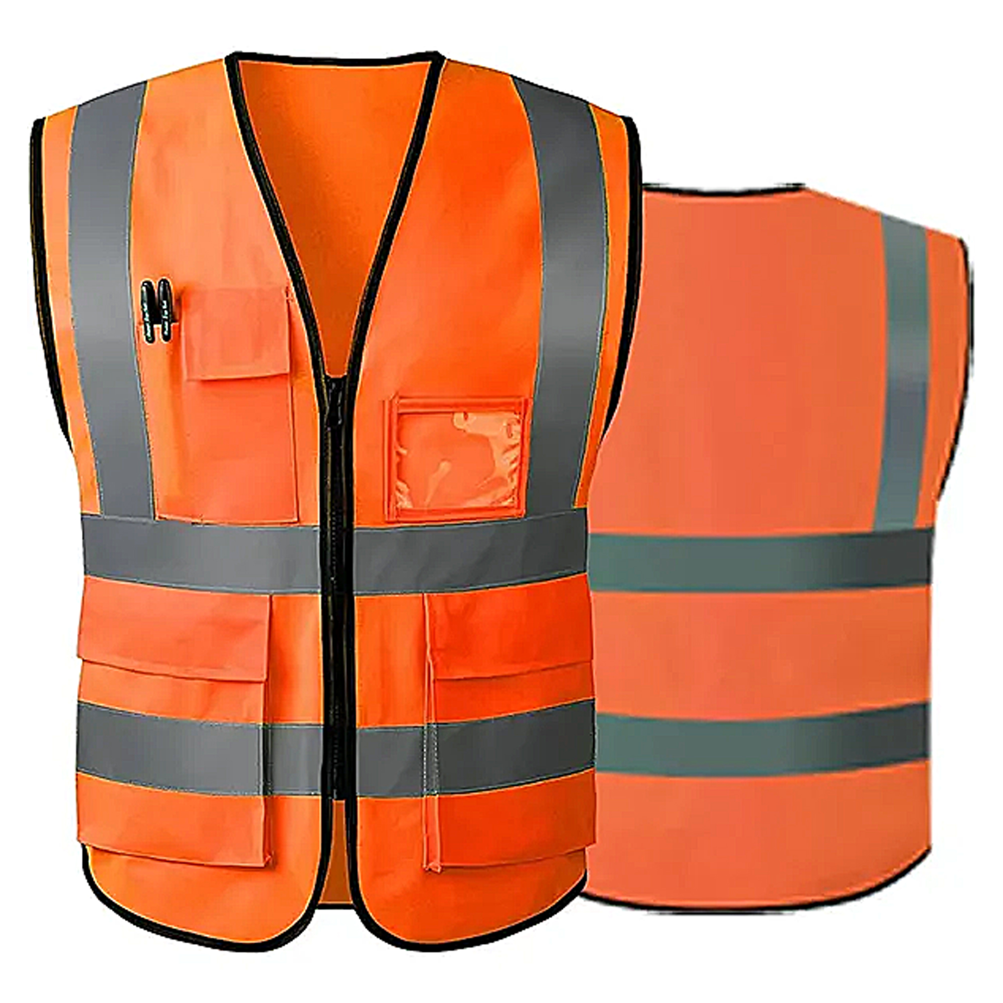 MOQ 50 Volunteer Safety Vest ?C Reflective & Bright 11