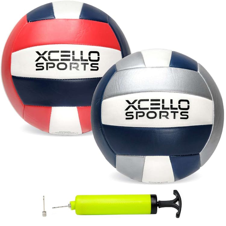 Volleyballs - Gray and Red Official Size 2