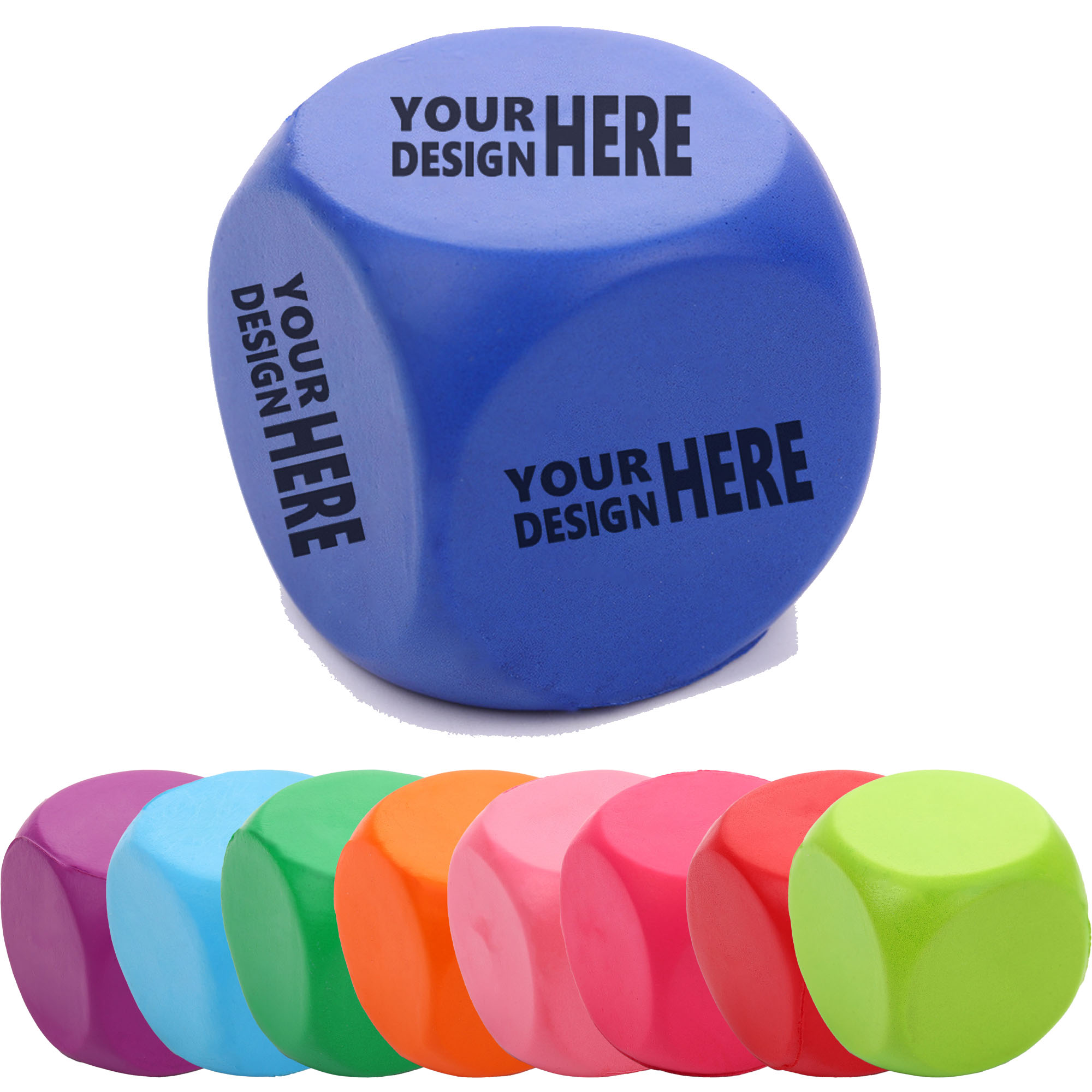 PU Foam Rounded Corner Dice Squishy Toy 2