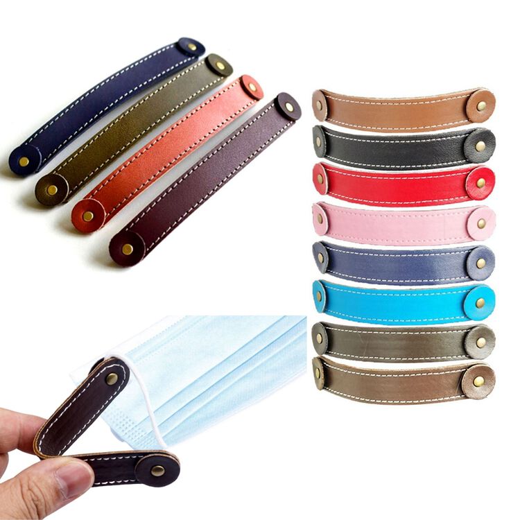 PU Mask Strap Extender With Buttons DSRZS0005